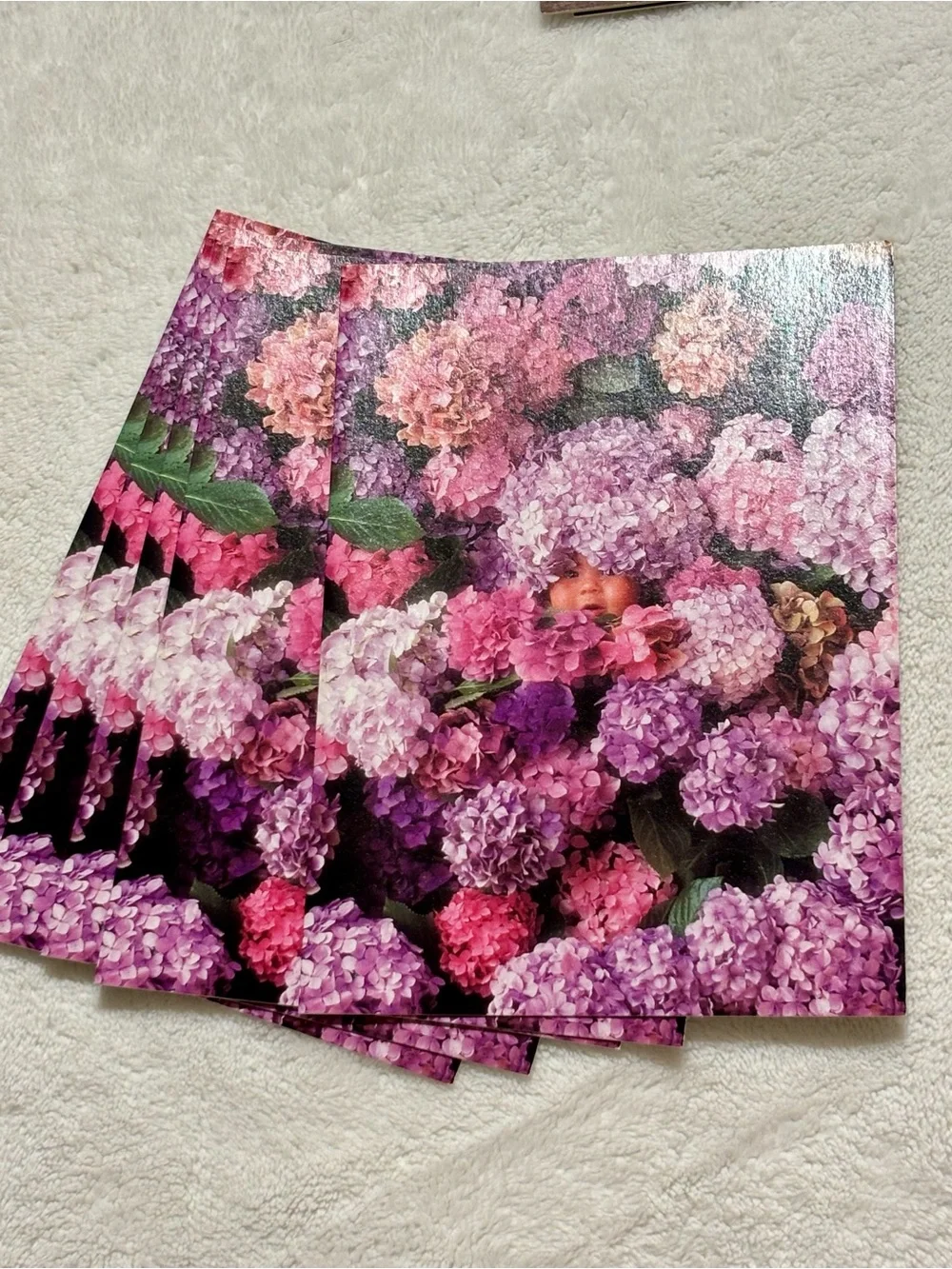 Anne Geddes Blank Baby Cards 1994/1995 flowers pumpkin tub flower pot (15)